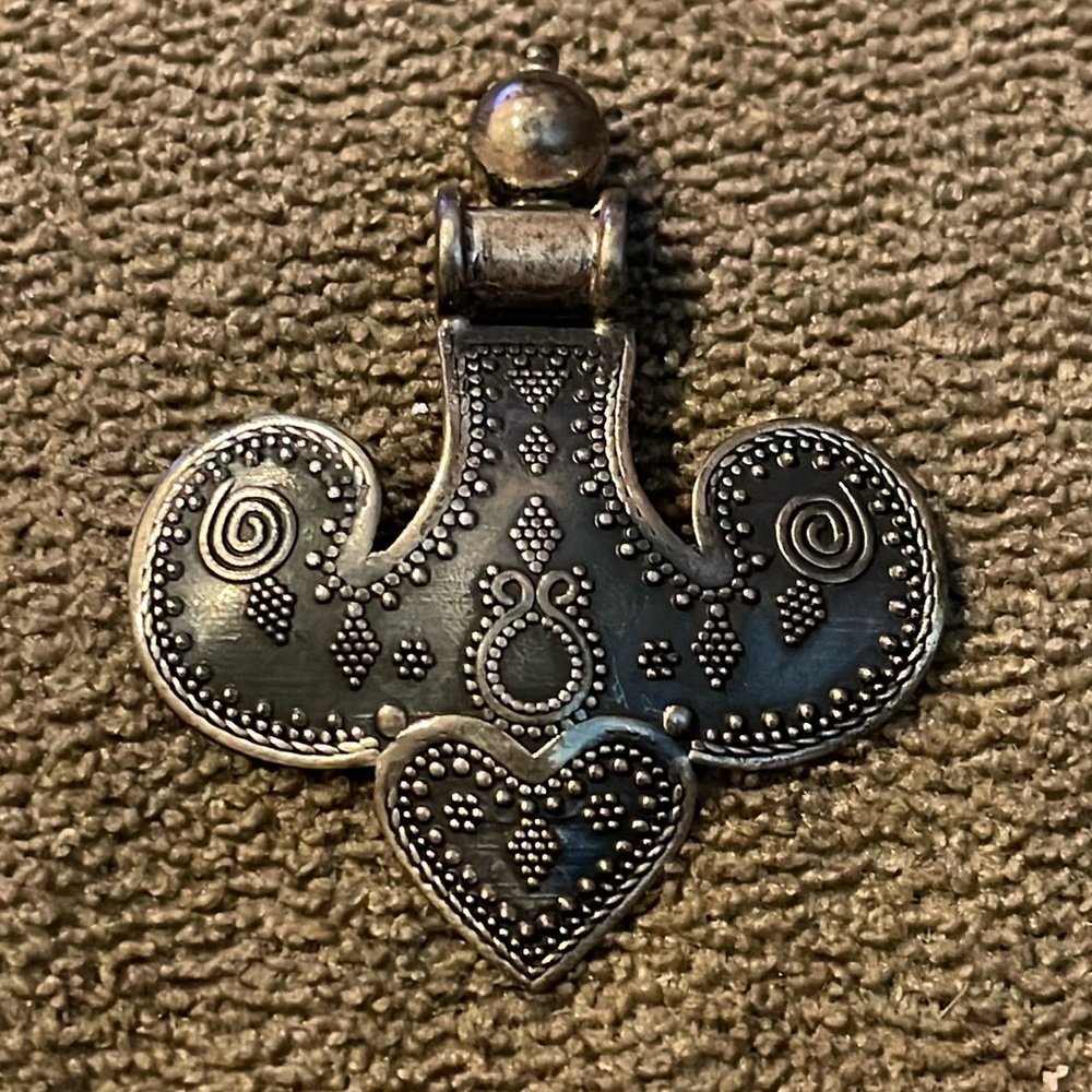 Sterling Silver 925 Mexico HOB Charm Pendant